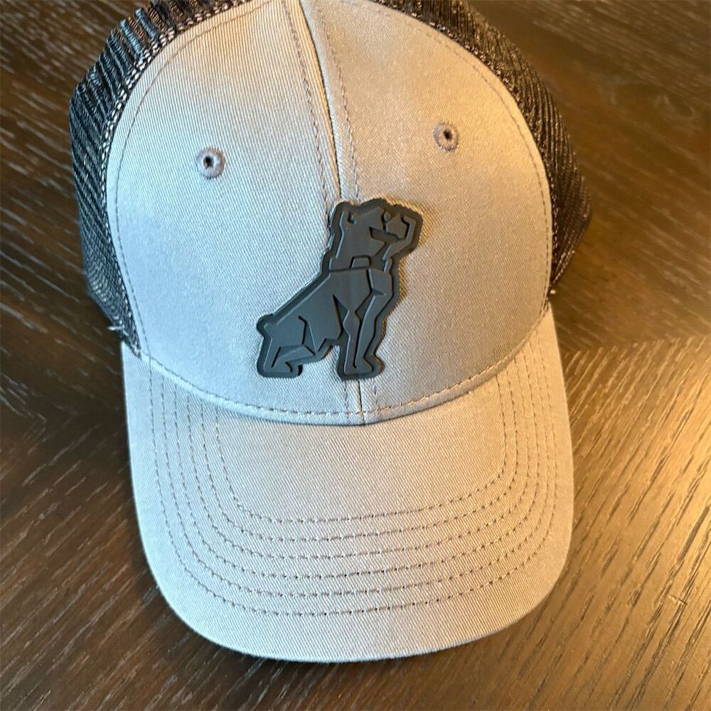 Mack Trucks 3D Bulldog Logo Black‎ Mesh Snapback Cap Unisex Adjustable NWT